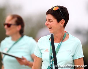 Monica Theodorescu watches Michael Jung win eventing gold