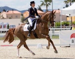 Beatriz Ferrer-Salat and Delgado win the big tour on the first week of competition at the 2016 CDI Oliva Nova :: Photo © Clicphoto