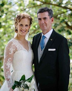 Spanish Grand Prix rider Teresa Jauquicoa Martinena and Fernando Moreno got married on 1 October 2016