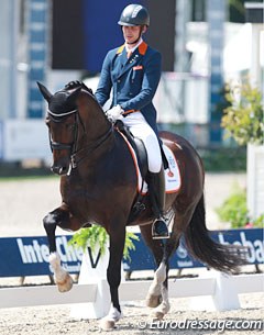Diederik van Silfhout and Arlando at the 2016 CDIO Rotterdam :: Photo © Astrid Appels