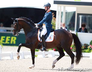 Diederik van Silfhout and Arlando at the 2016 CDIO Rotterdam :: Photo © Astrid Appels