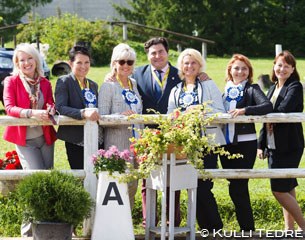 The officials at the 2016 CDI-W Ruila: Irina Maknami, Paula Nysten, Tiina Karkkolainen, Raphael Saleh, Mariya Dzhumadzhuk, Nataliya Petukhova, Eva-Maria Vint-Warmington