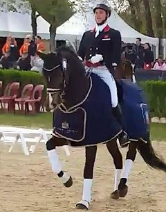 Michael Eilberg and Sa Coeur at the 2016 CDIO Saumur