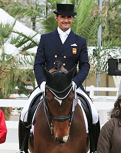 Jose Antonio Garcia Mena and El Santo NRW at their show debut at the 2016 CDN Unna-Massen