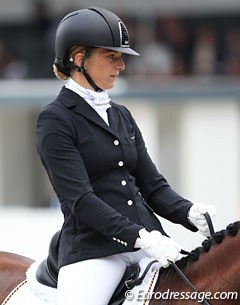 Tessa Frank at the 2016 World Young Horse Championships :: Photo © Astrid Appels