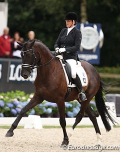 Birgit Hild on Goldmond (by Imperio x Latimer)