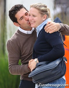 Severo Jurado Lopez and his girlfriend Annika Damrau
