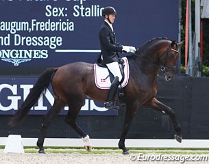 Thomas Sigtenbjerggaard and Vincent Maranello at the 2016 World Young Horse Championships :: Photo © Astrid Appels