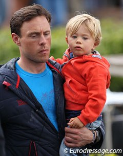 Laurens van Lieren with his son Brent