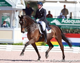 Christian Zimmermann (PLE) on Cinco de Mayo at the 2016 CDI Wellington :: Photo © Astrid Appels