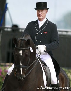 Christian Garweg and Delorean at the 2016 CDI Wellington :: Photo © Astrid Appels