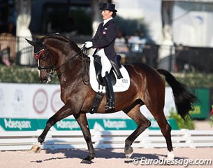 Mikala Gundernsen and My Lady assisted in the Danish effort to qualify a composite team for Denmark for the 2016 Olympic Games :: Photo © Astrid Appels