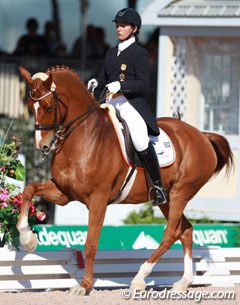 Catherine Haddad and Hotmail at the 2016 CDI 5* Wellington :: Photo © Astrid Appels