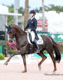 Arlene Page and Woodstock at the 2016 CDI-W Wellington :: Photo © Sue Stickle