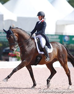 Kasey Perry-Glass and Gørklintgårds Dublet at the 2016 CDI Wellington :: Photo © Astrid Appels