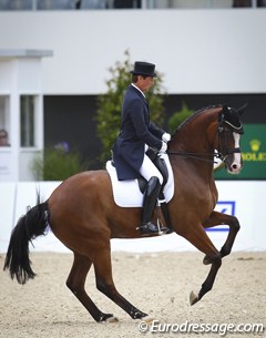 Emile Faurie and Lollipop at the 2017 CDIO Aachen :: Photo © Astrid Appels