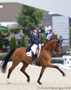 Jill Irving and Degas at the 2017 CDIO Aachen :: Photo © Astrid Appels