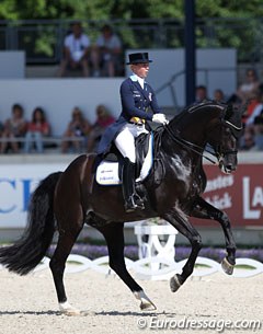 Therese Nilshagen and Dante Weltino OLD at the 2017 CDIO Aachen :: Photo © Astrid Appels