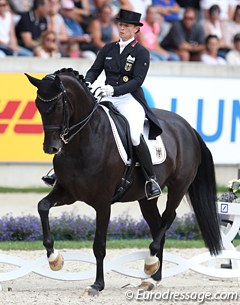 Isabell Werth and Weihegold at the 2017 CDIO Aachen :: Photo © Astrid Appels