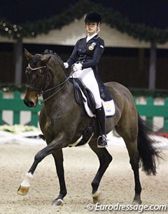 Lo Dahlquist Morkenstam and Welton Five at the 2017 CDI-PJYR Aachen Indoor :: Photo © Astrid Appels