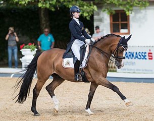 Antonia Arl and Equestricons Belstaff W at the 2017 CDI Achleiten :: Photo © Michael Rzepa