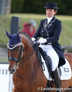 Françoise Hologne-Joux on Alquazar de Massa :: Photo © Astrid Appels