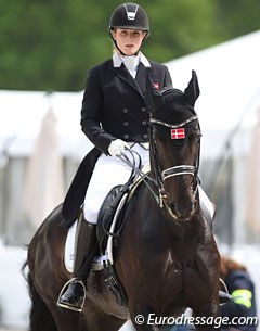 Danish Emilie Kampmann on her own 11-year old Hanoverian bred Rubin EG (by Romanov x Metall)