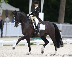 Charlotte Lenherr and Darko of De Niro at the 2017 CDIO Compiegne :: Photo © Astrid Appels