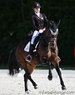 Tamara Lucia Roos and Amaretto XII at the 2017 CDIO Compiegne :: Photo © Astrid Appels