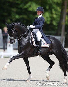 Horse dealers are already breathing down Fanny Verliefden's neck to get a hold of her Totilas lookalike Indoctro van de Steenblok