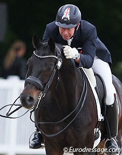 Daniel Watson gives Amadeus a big pat at the end of his ride