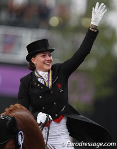 Cathrine Dufour is the bronze medal winner at the 2017 European Dressage Championships :: Photo © Astrid Appels