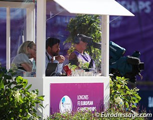 Judge at work at the 2017 European Dressage Championships in Gothenburg :: Photo © Astrid Appels