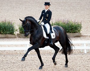 Helen Langehanenberg and Damsey FRH at the 2017 European Dressage Championships