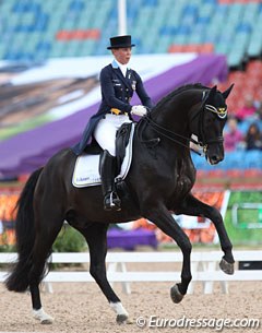 Therese Nilshagen and Dante Weltino at the 2017 European Championships in Gothenburg :: Photo © Astrid Appels