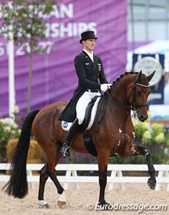Sönke Rothenberger and the KWPN bred Cosmo at the 2017 European Dressage Championships :: Photo © Astrid Appels