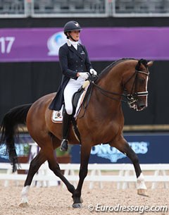 Jorinde Verwimp's 17-year old Tiamo looked tired. In the past year the horse competed in 15 CDI classes alongside the Belgian Championships.