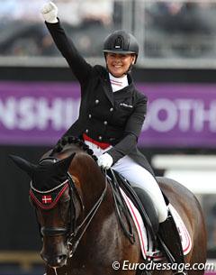 Anna Zibrandtsen rode her fantastic freestyle for the first time in Gothenburg and finished sixth. Arlando was less cramped in the kur (compared to the GPS) and truly danced rhythmically on the young, fresh music