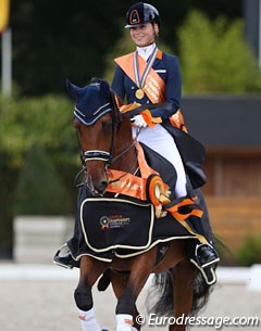 Daphne van Peperstraten and Cupido win Kur gold