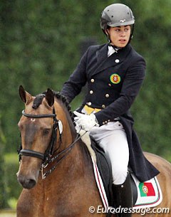 Manuel Vinagre and Almansor at the 2017 European Young Riders Championships in Roosendaal :: Photo © Astrid Appels