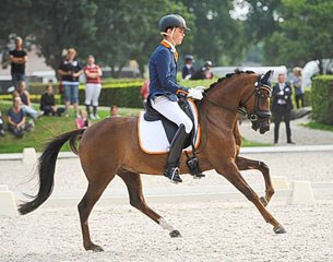 Marten Luiten and Movie Star at the 2017 Dutch Pony Championships in Ermelo :: Photo © Digishots