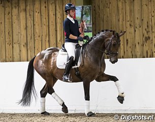 Charlotte Dujardin on Mount St. John VIP