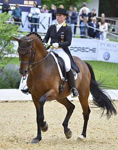 Isabell Werth and Don Johnson at the 2017 CDI Fritzens :: Photo © Max Schreiner