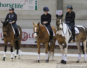 The three students of the school of Gesves who trained with Claude Cesario