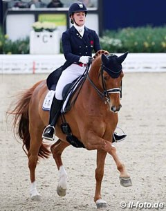 Cathrine Dufour and Atterupgaards Cassidy at the 2017 CDI Hagen :: Photo © LL-foto