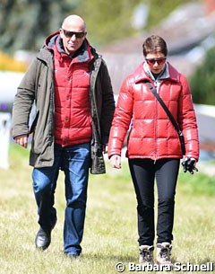 German team trainers Jonny Hilberath and Monica Theodorescu