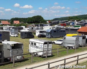 Just a small part of the lorry park