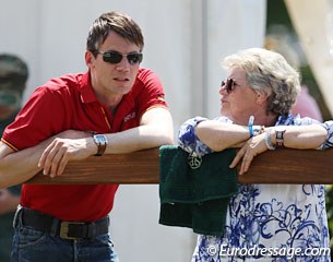 Delegates from the German Equestrian Federation: Dennis Peiler and Heidi von Thiel