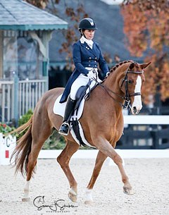 Elma Garcia and Wenesa at the 2017 U.S. Dressage Finals :: Photo © Sue Stickle