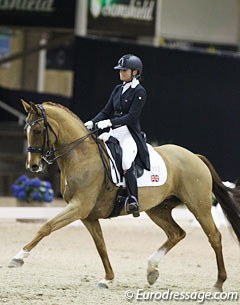 Darina O at her first international in Lier, Belgium :: Photo © Astrid Appels